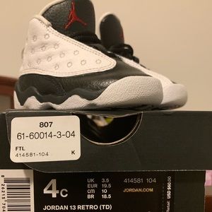 Jordan Retro 13 black/white